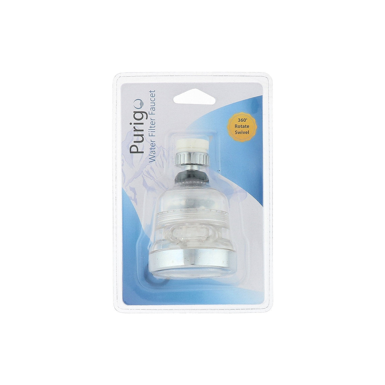 Purigo Water Filter Faucet (Calcium Sulfite Balls/Transparent)