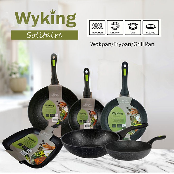 Wyking Solitaire Induction 28cm Wok Pan