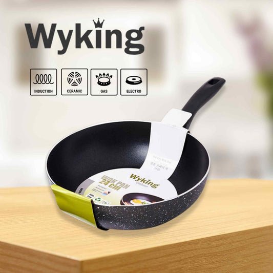Wyking Deluxe Non Stick Wok Pan 28cm Induction