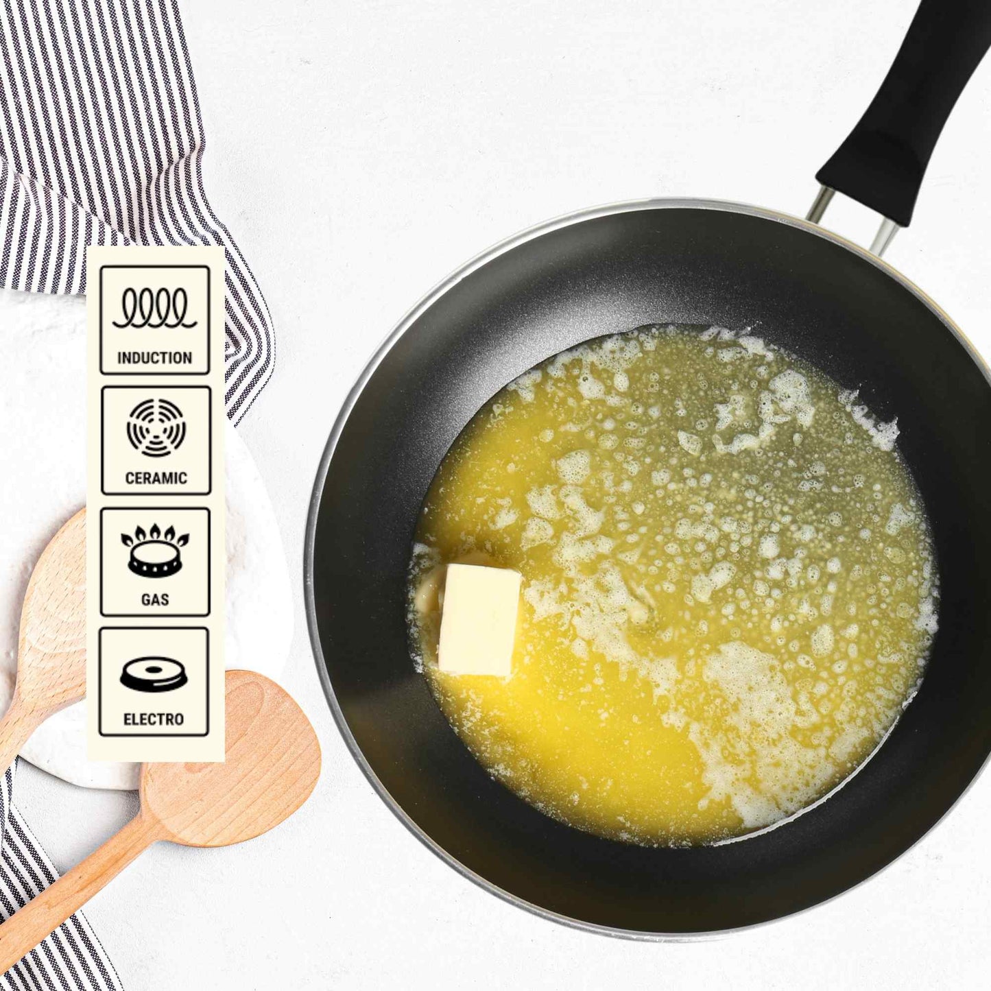 Wyking Deluxe Non Stick Fry Pan 28cm Induction