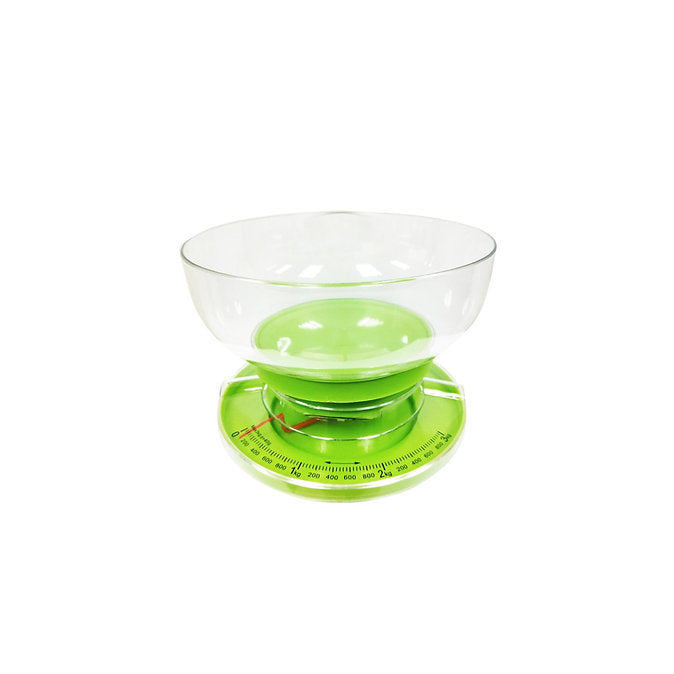 Mechanical Kitchen Scale with Removable Bowl (Green)