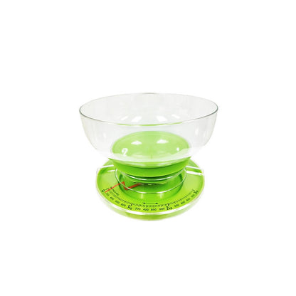 Mechanical Kitchen Scale with Removable Bowl (Green)