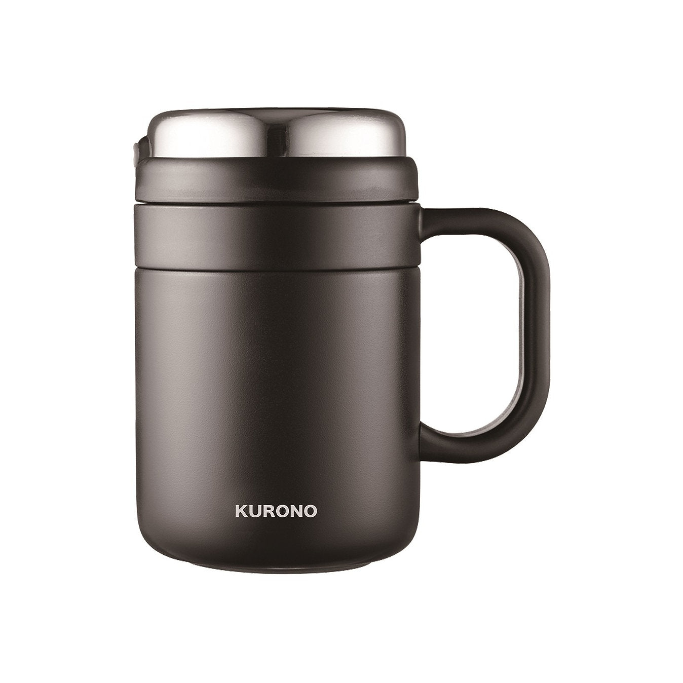 Kurono 0.5Litres Stainless Steel Mug (Black)