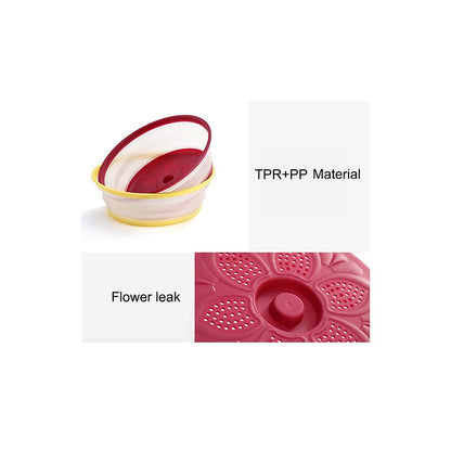 Flexus Microwavable Collapsible Food Cover and Colander