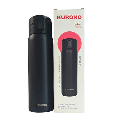 Kurono Vacuum Flask 500ml Flip Top with lock feature