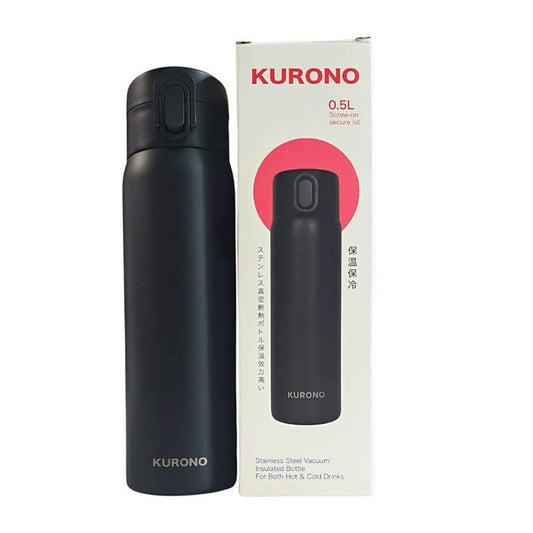 Kurono Vacuum Flask 500ml Flip Top with lock feature