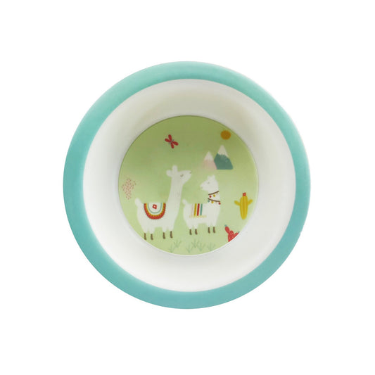 6 inch Round Kids Bowl (Llama)