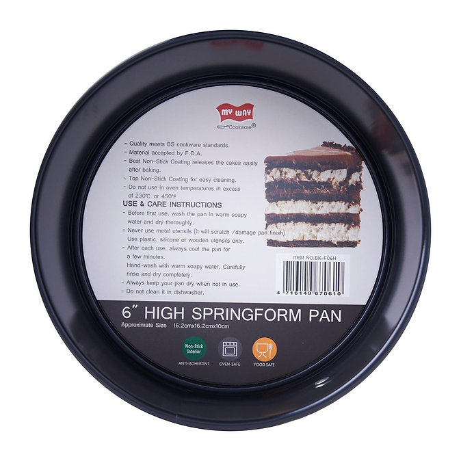 6 inch High Springform Pan