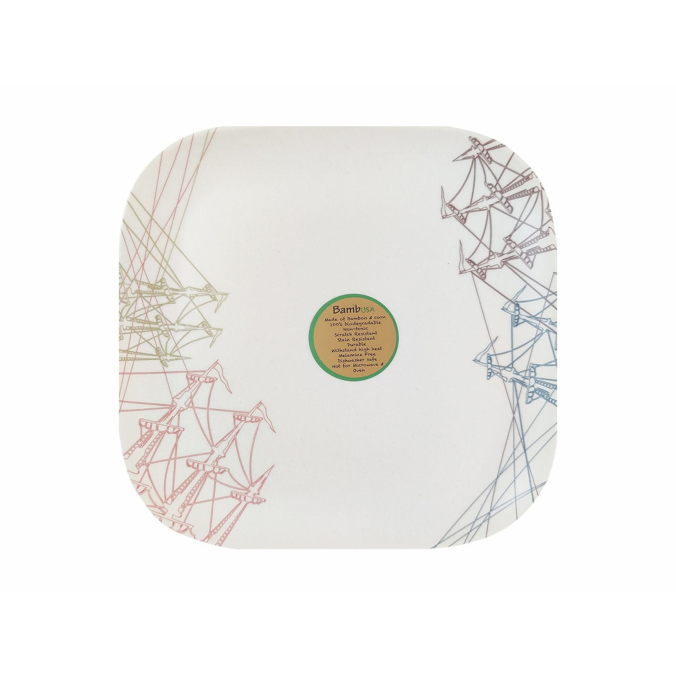 10inch Square Plate (Voyage)