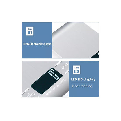 Digital Kitchen Scale Stainless Steel