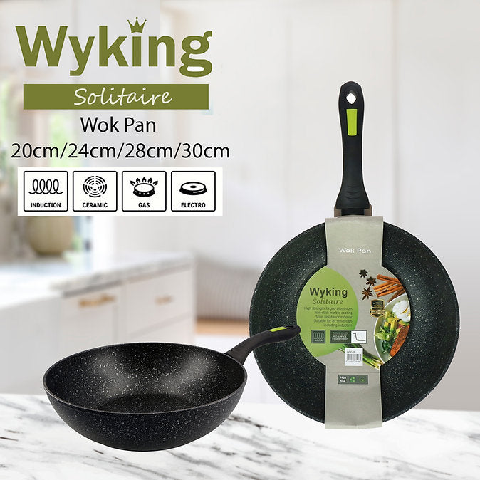 Wyking Solitaire Induction 28cm Wok Pan