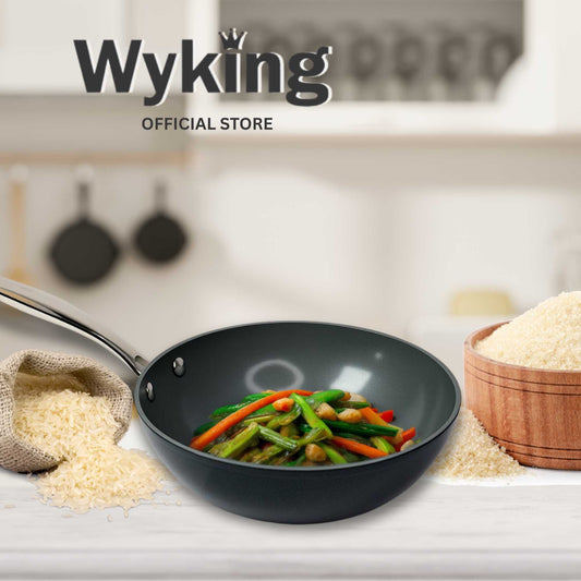 Nanocook Ceramic Nonstick Wok Pan 30cm